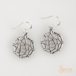 Sterling Silver Web Earrings on Hook